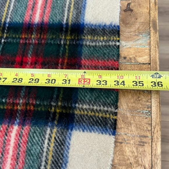 Burns Country All Wool Soft Throw Blanket Stewart Tartan Scotland 51 x 34 - Picture 3 of 6